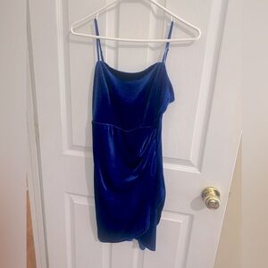 Honey and Rosie Blue Velvet Dress Size Medium